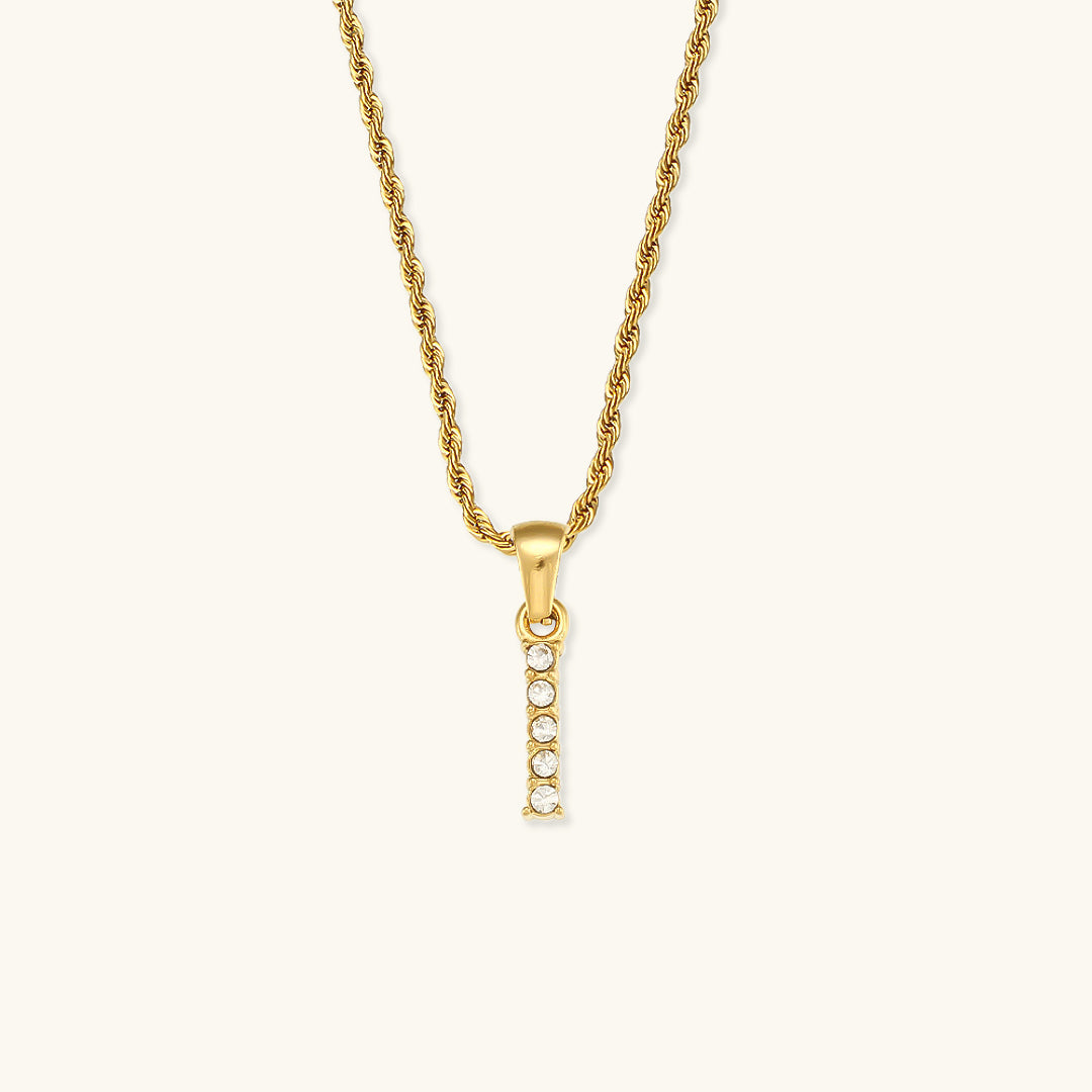 Maeve - Collar de diamantes con iniciales