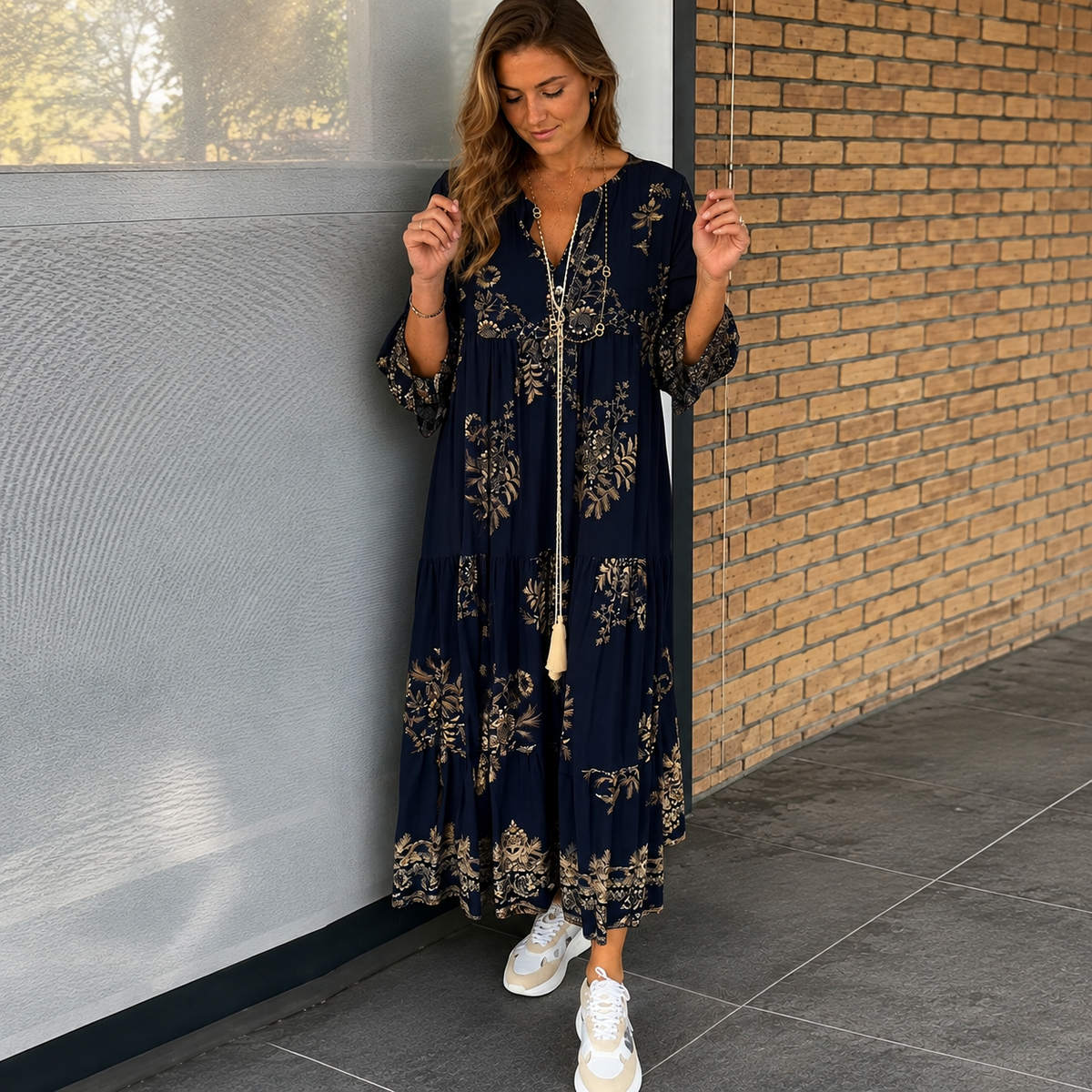Nora - Vestido maxi elegante para mujer