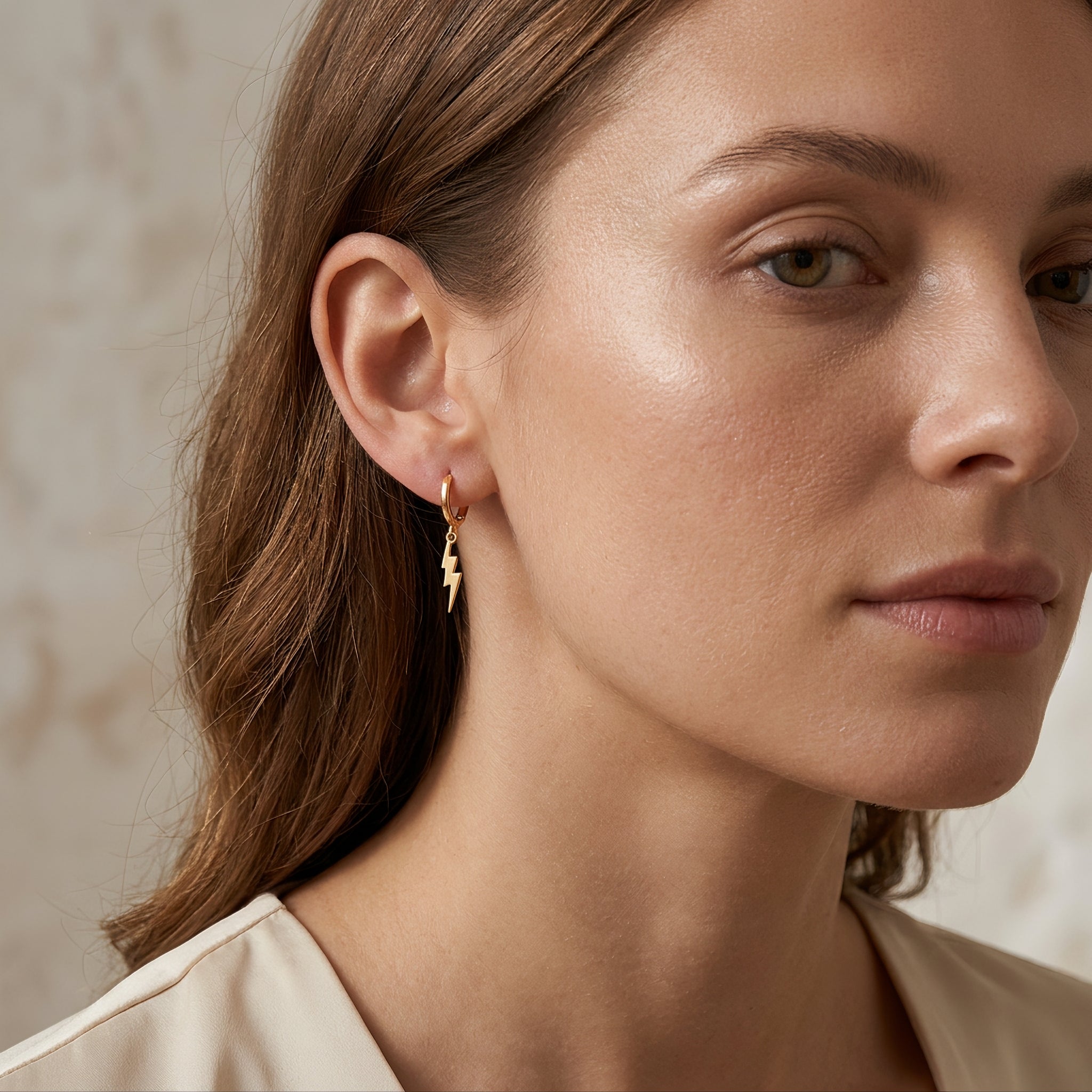 Pendientes Lightning Hoop - Pendientes Rayo
