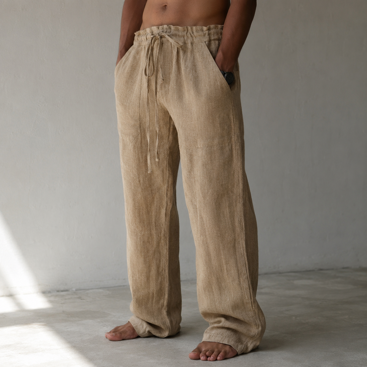 Anton - Pantalón Casual Liso para Hombre
