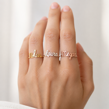 Anillo de nombre personalizado - Anillo personalizado