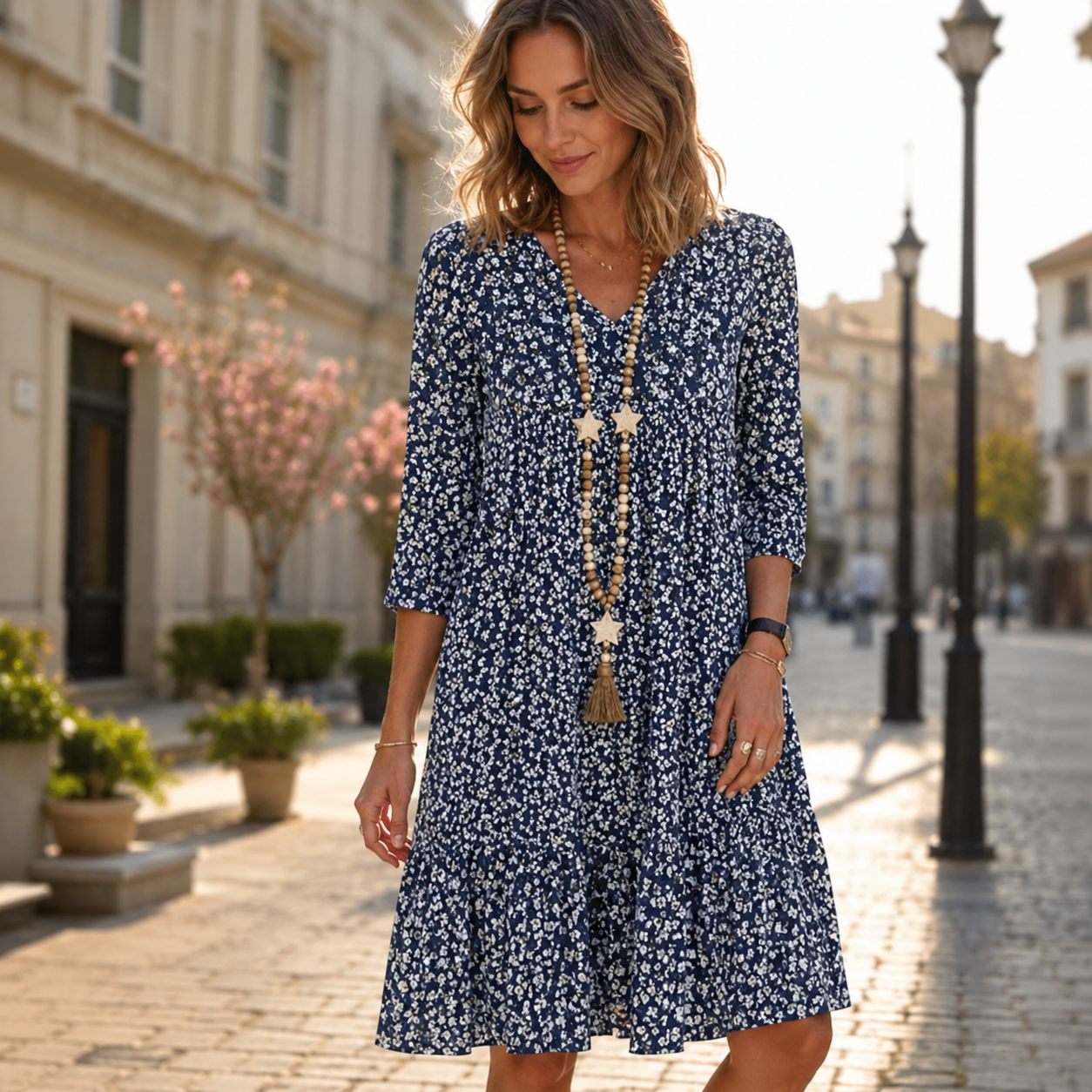 El vestido elegante y cómodo