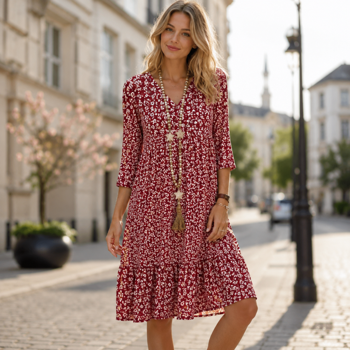 El vestido elegante y cómodo
