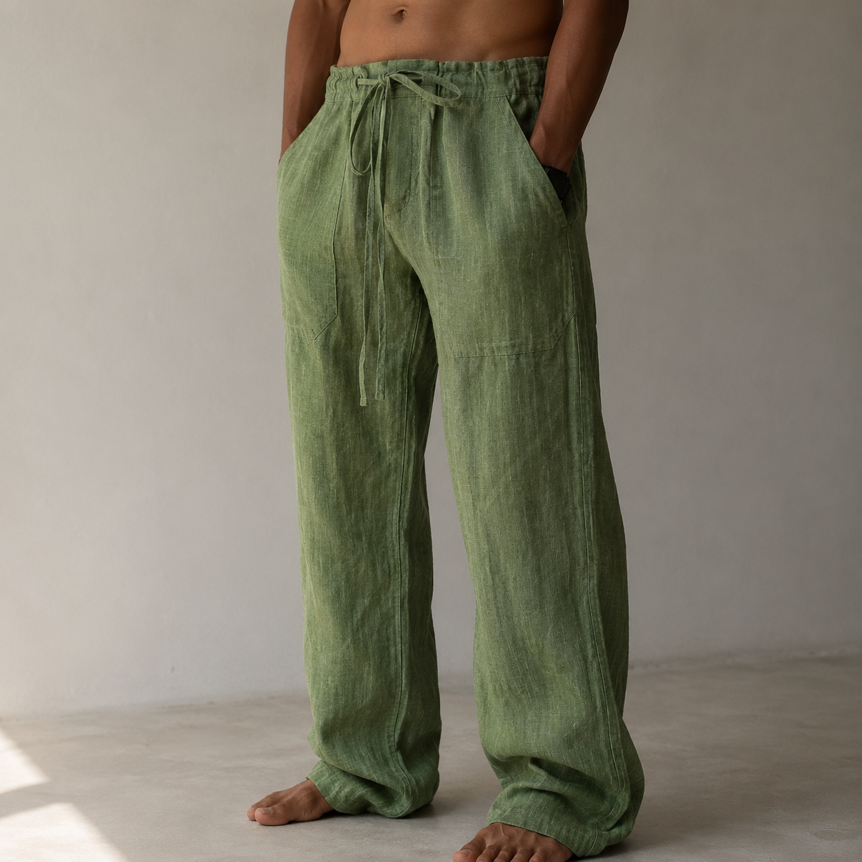 Anton - Pantalón Casual Liso para Hombre