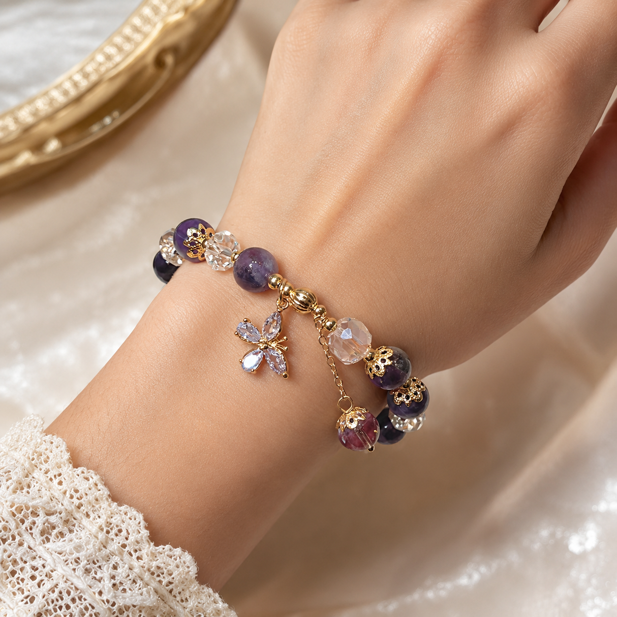 Aura – Pulsera de amatista sanadora