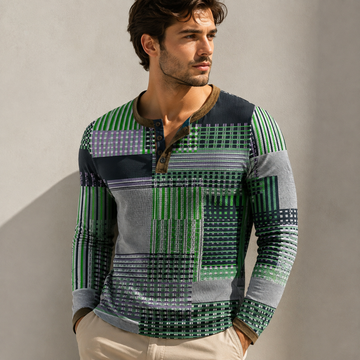 Sam - Camisa de Manga Larga Hombre - Elegante y Casual