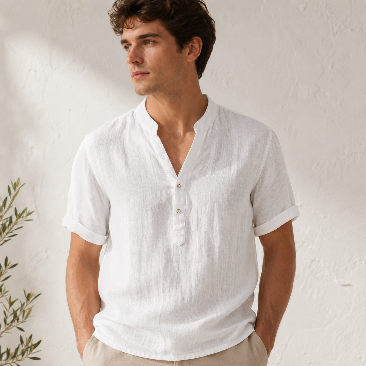 Frank - Camisa casual y holgada para hombres