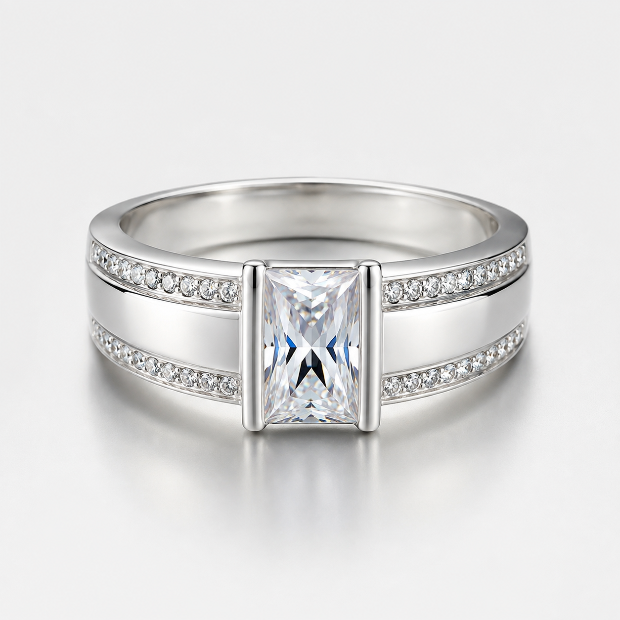 Vivienne – Anillo vintage con cristal engastado