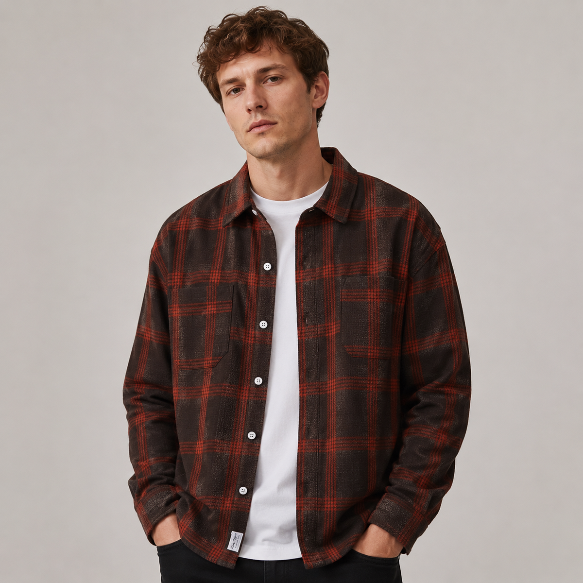 Daniel – Camisa de manga larga para hombre – Casual y con estilo