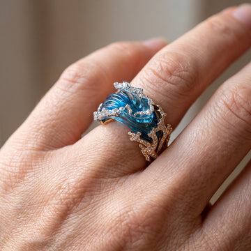 Mireya – Anillo con el susurro eterno del mar