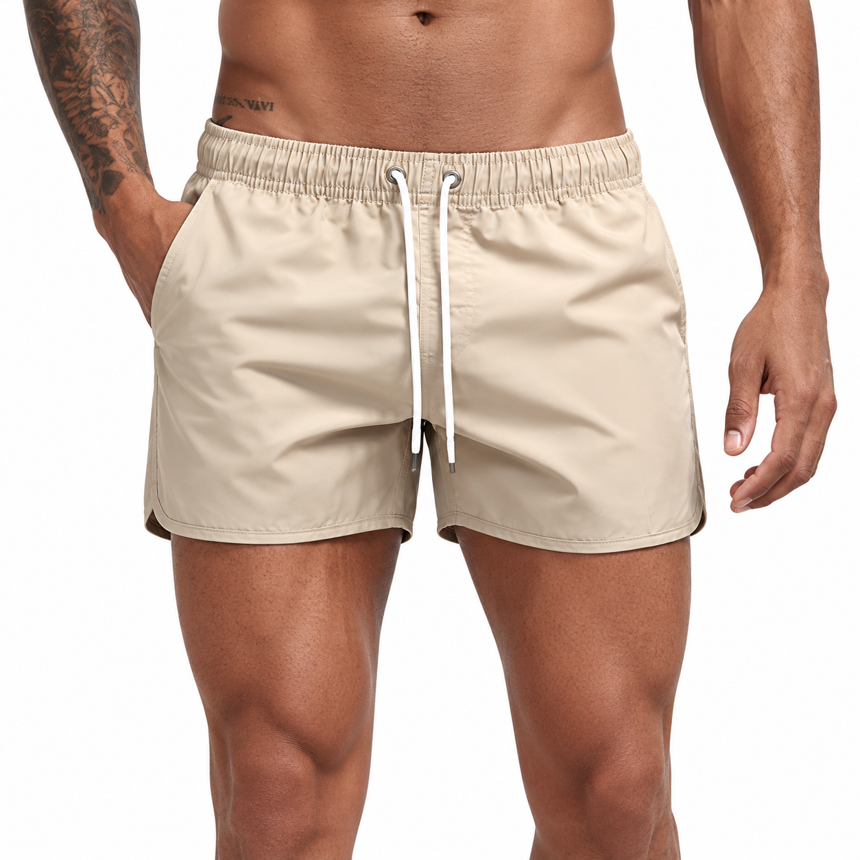 Fritzneil - Shorts de baño para hombre cómodos
