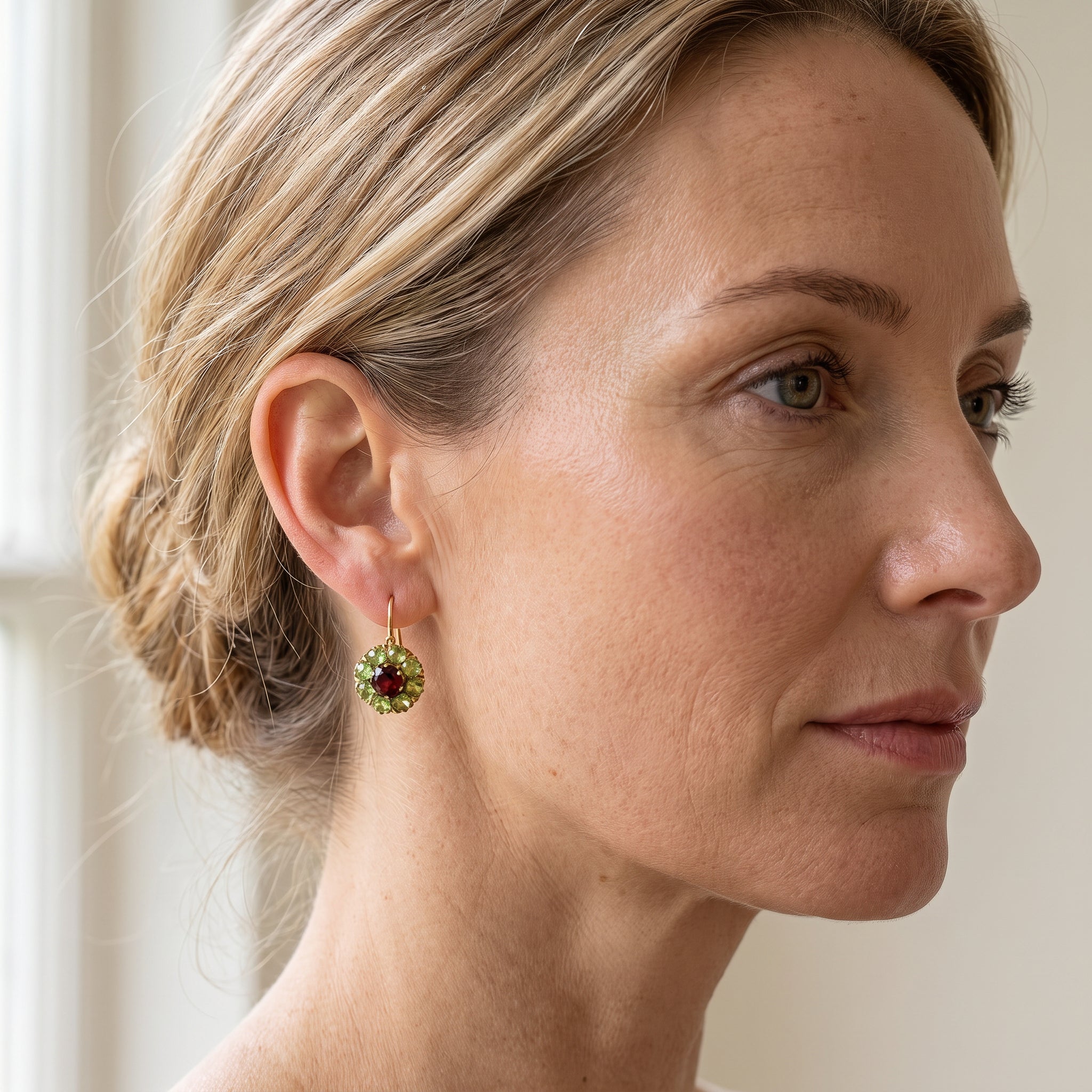 Clara – Pendientes Vintage Redondos