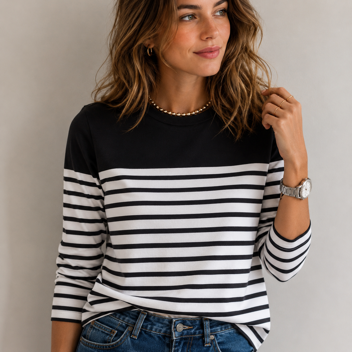 Samantha - Camisa de Manga Larga Mujer - Elegante y Casual