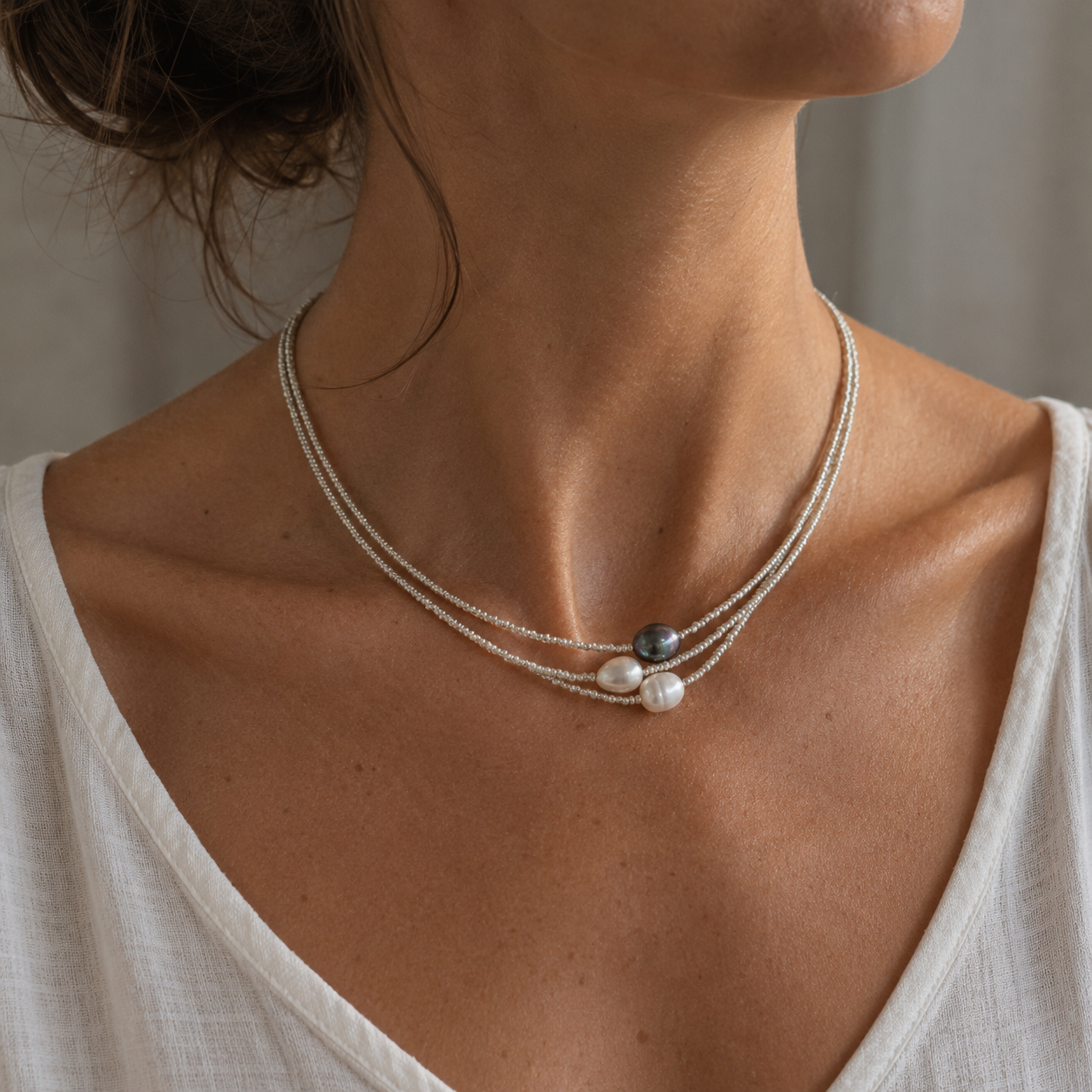 Eternal Grace – Collar de Perlas Naturales