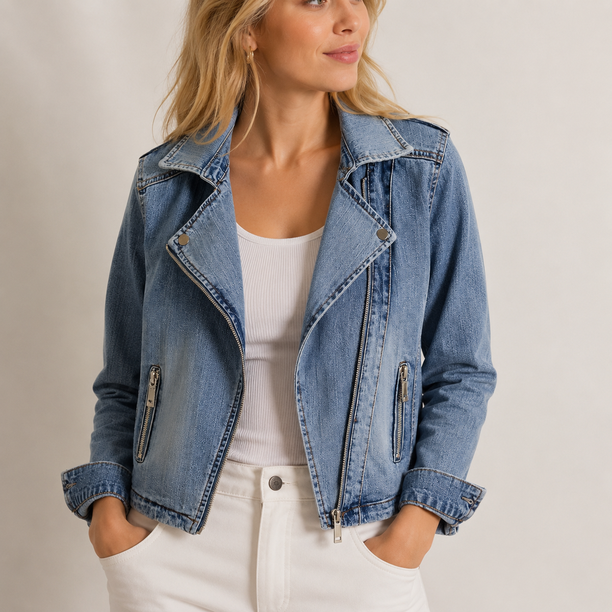 Sophie - Chaqueta de Mezclilla con Estilo