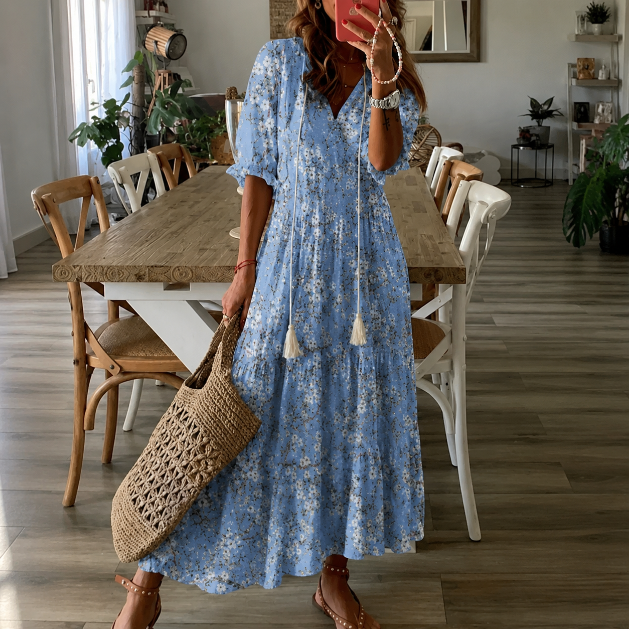 Claidel - Vestido Bohemio de Ensueño