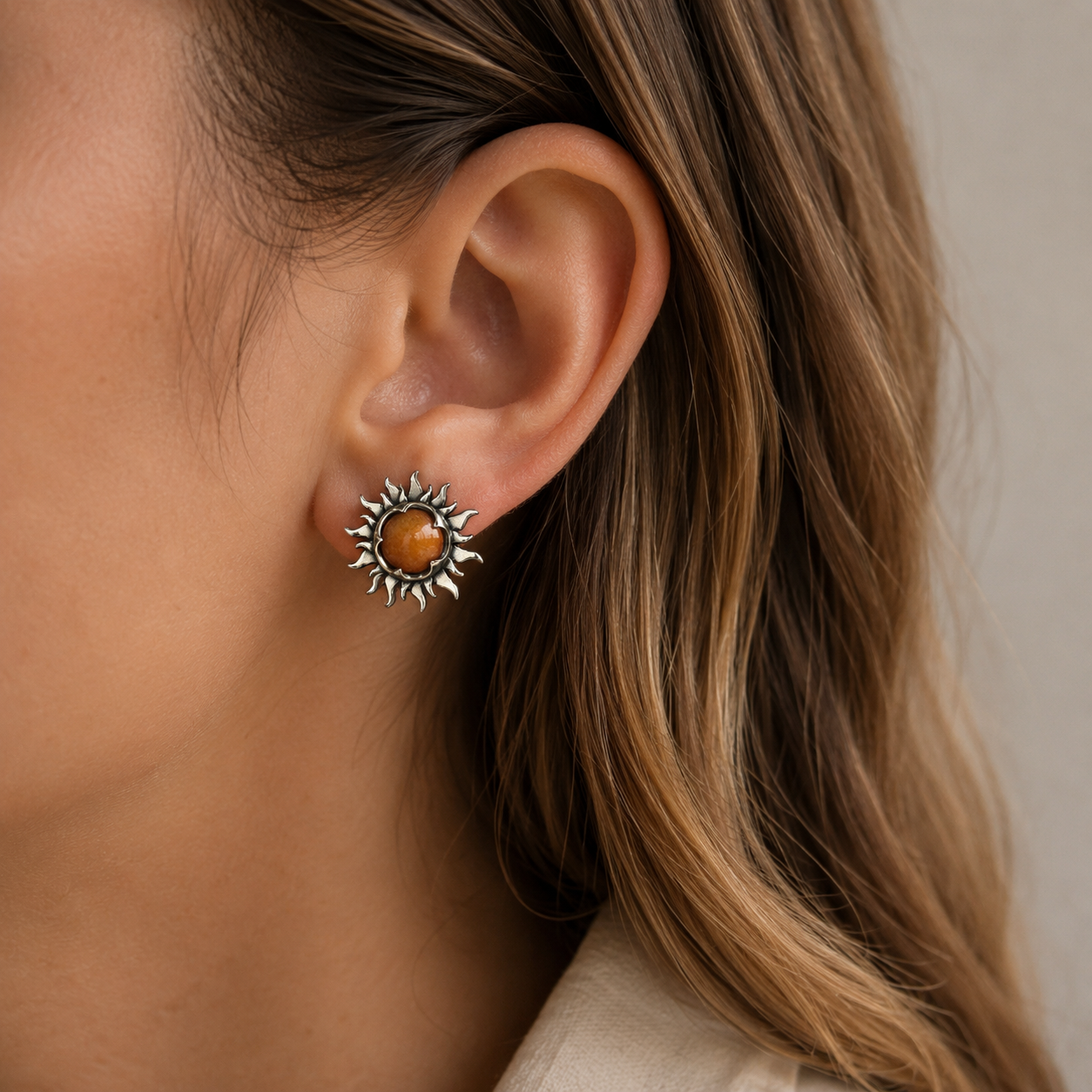 Marian – Pendientes sol y luna