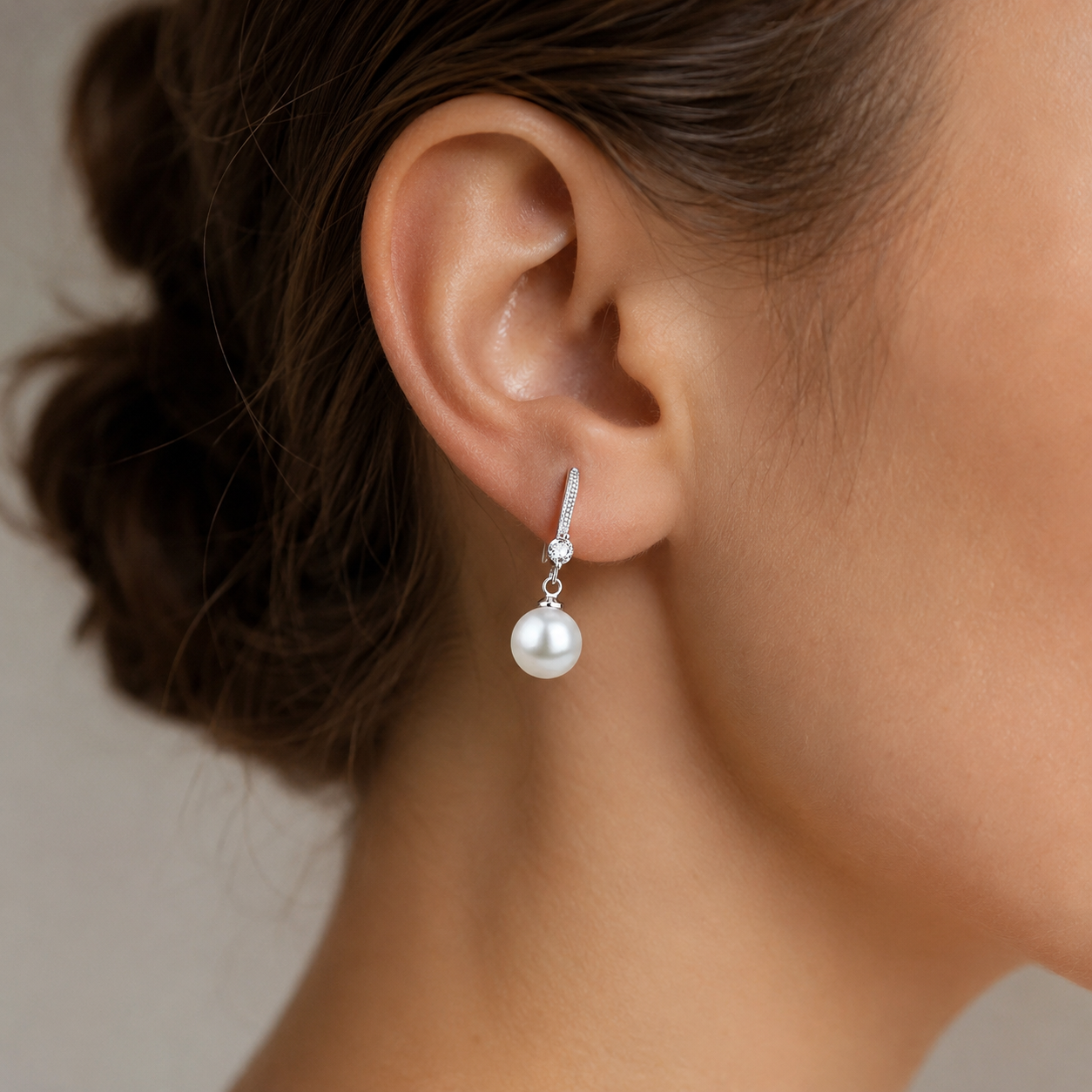 Aileen – Pendientes de perlas doradas en forma de gota