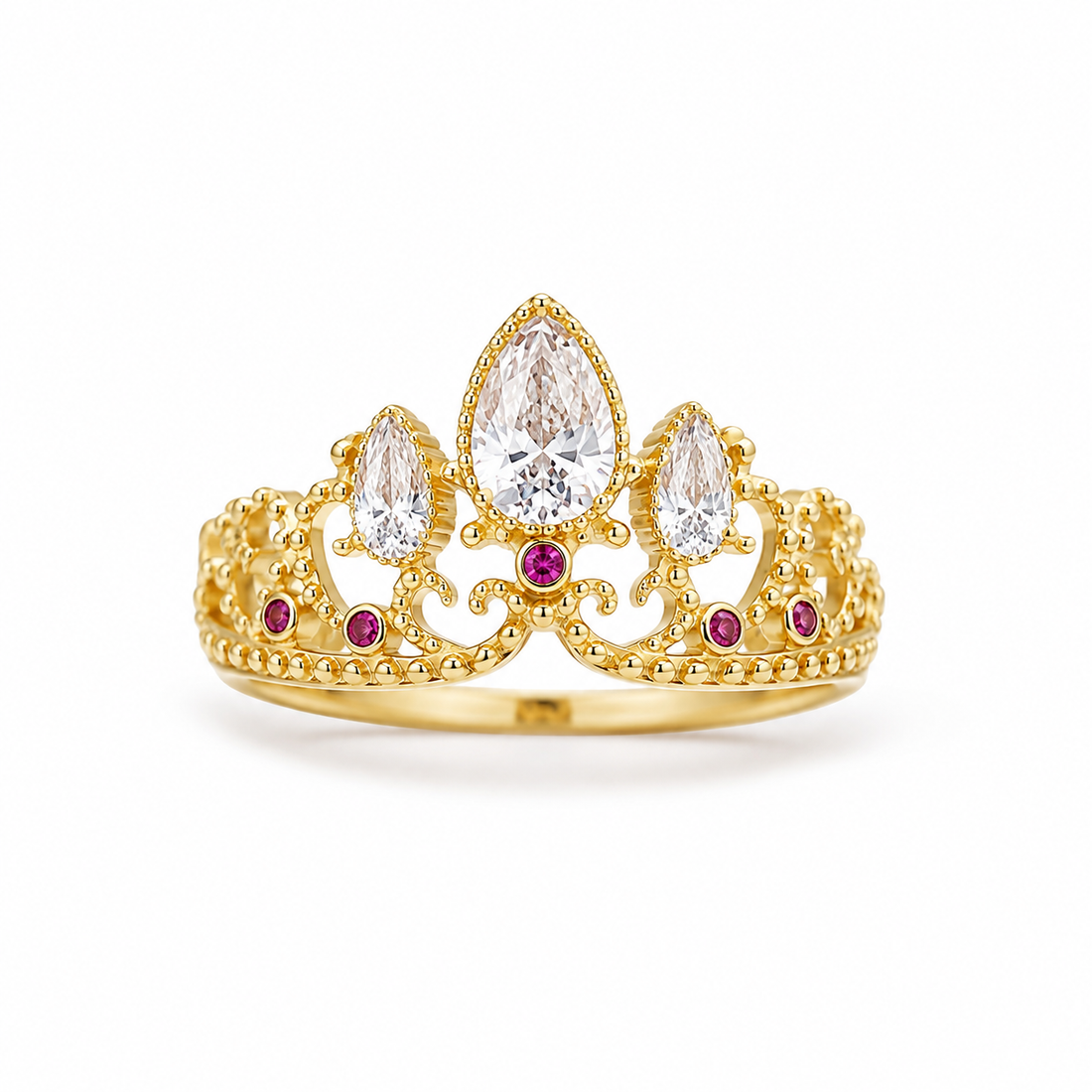 Anillo de Corona Rapunzel - El Anillo de Corona Dorado de Rapunzel