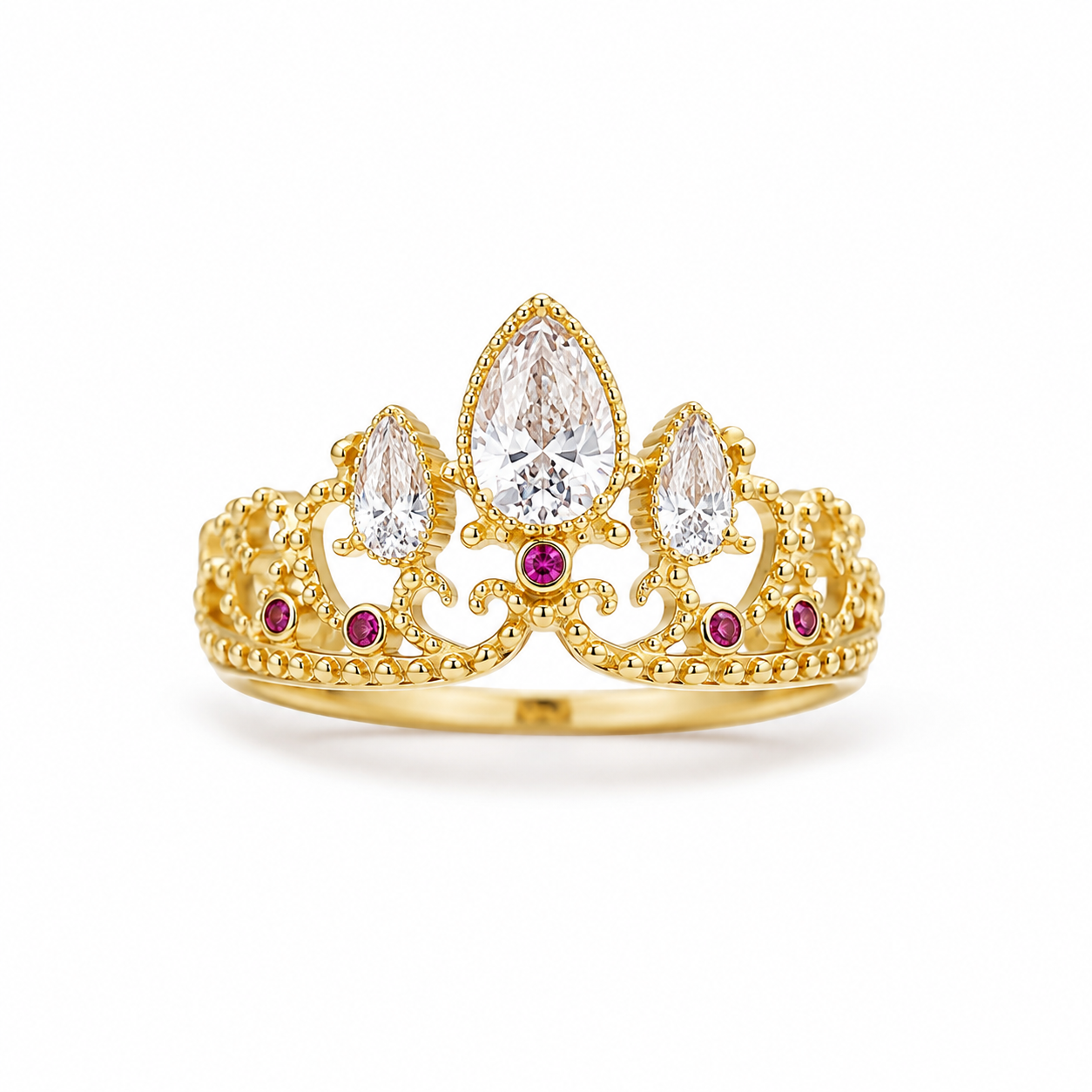 Anillo de Corona Rapunzel - El Anillo de Corona Dorado de Rapunzel