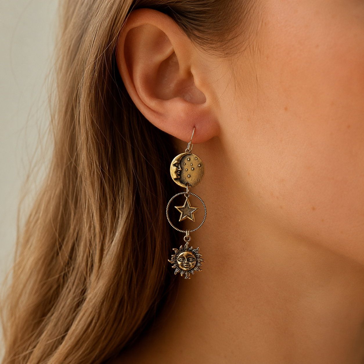 Janna – Pendientes sol y luna