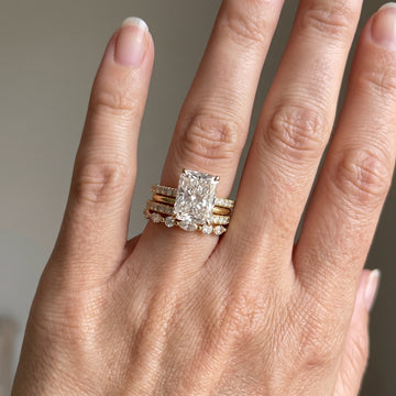 Jaily – Conjunto de 3 Anillos de Boda