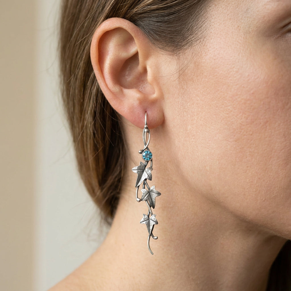 Nina – Pendientes vintage en forma de hoja de hada