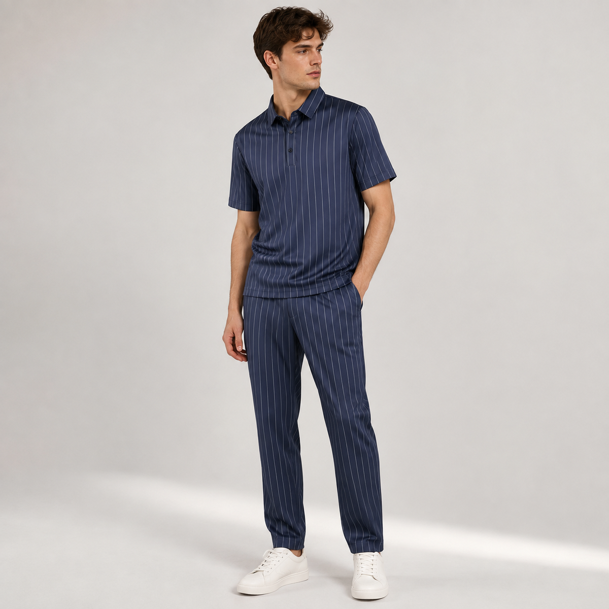 Atlas - Conjunto de ropa a rayas