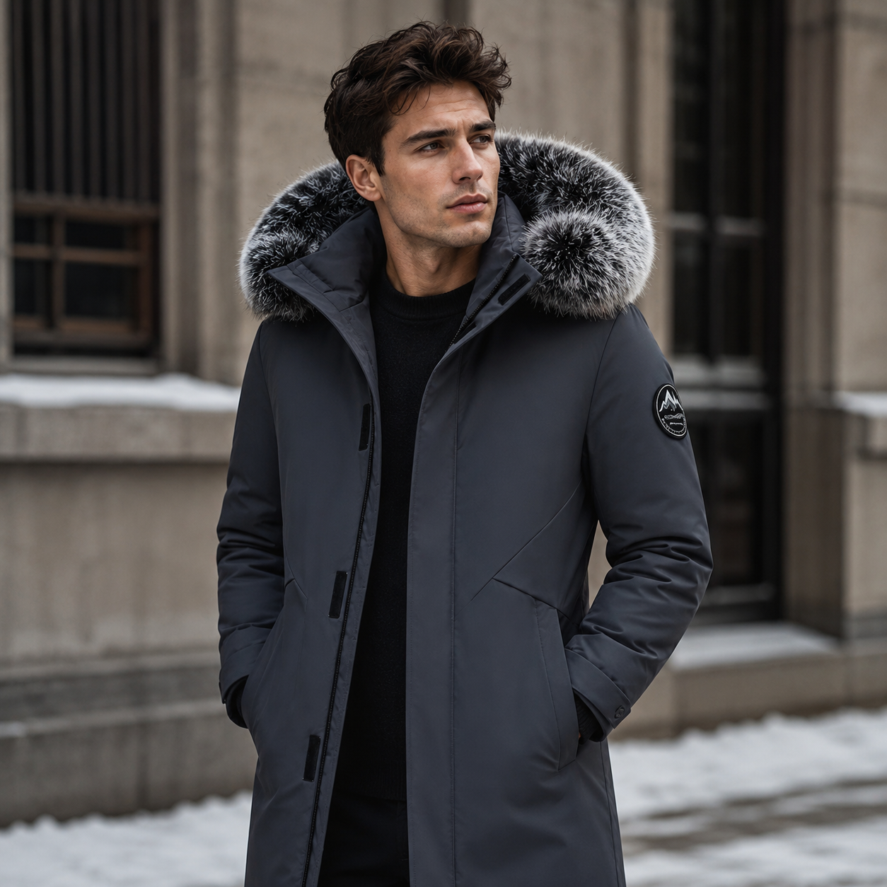 Crosby - Chaqueta de hombre con capucha