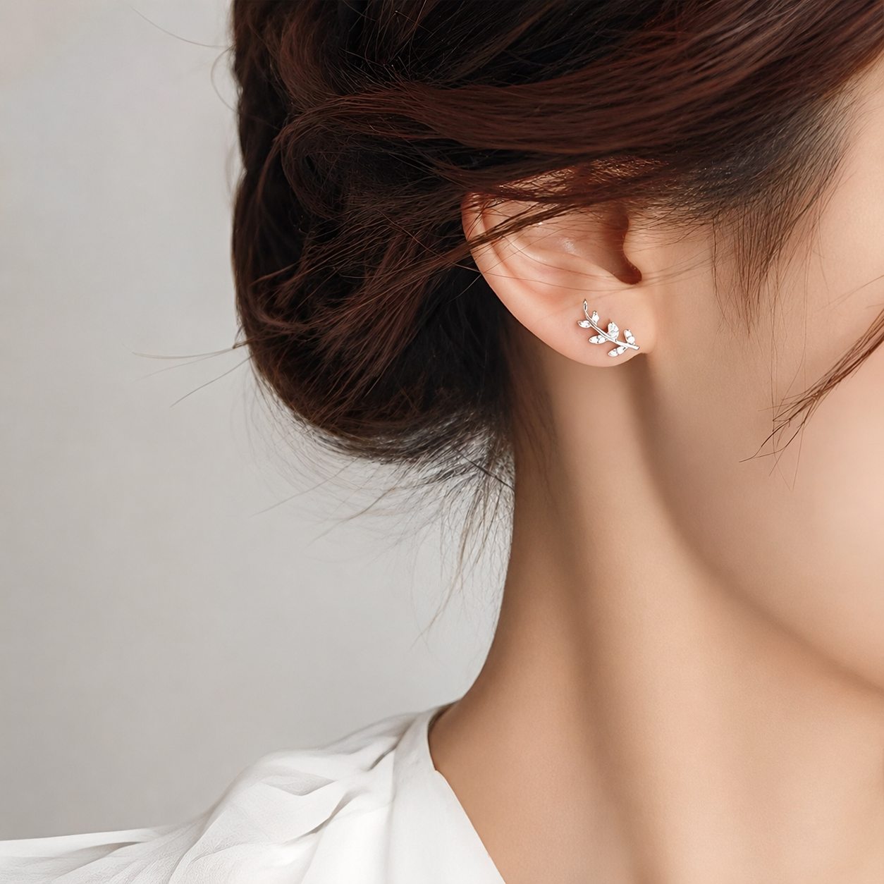Liana – Pendientes de hojas brillantes