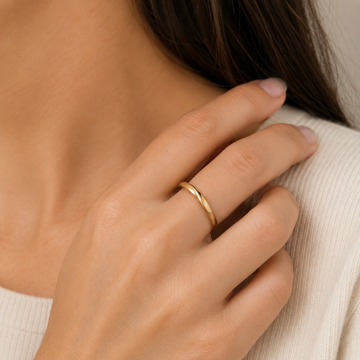 Bree – Elegante anillo de oro