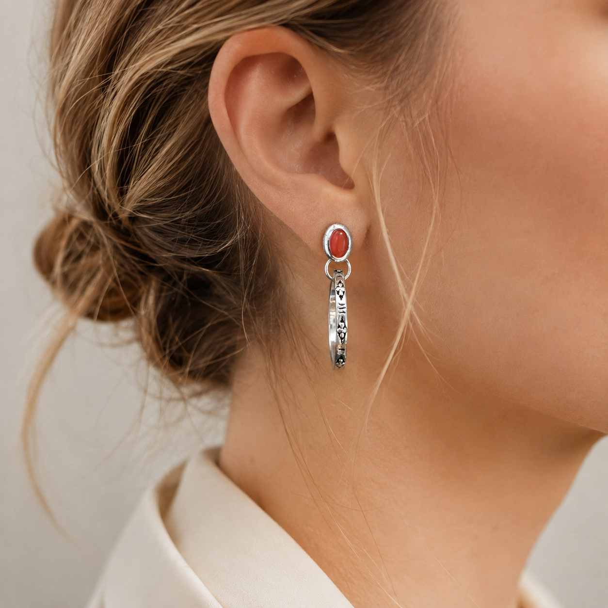 Issa – Pendientes boho vintage con ónice