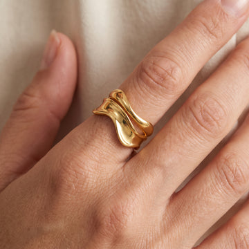 Charlie – Anillo escultórico ajustable