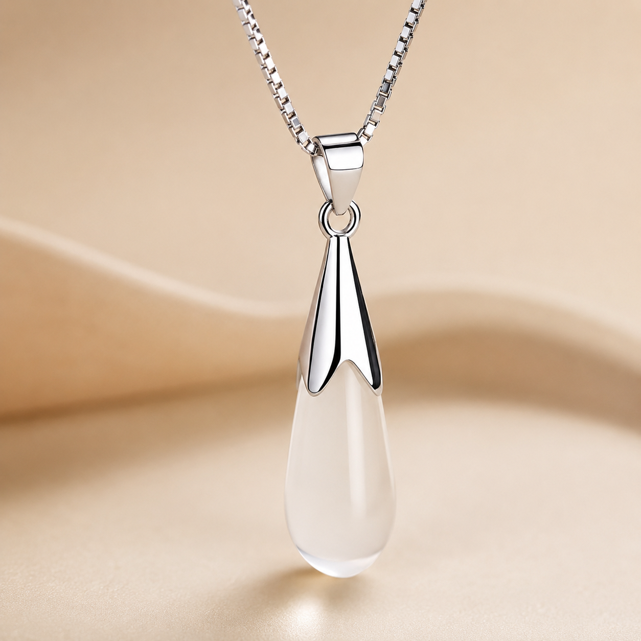 Adele – Colgante elegante de piedra lunar