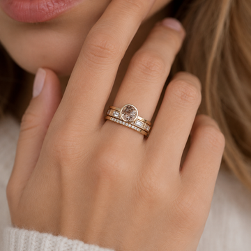 Soline – Anillo con detalle brillante engastado