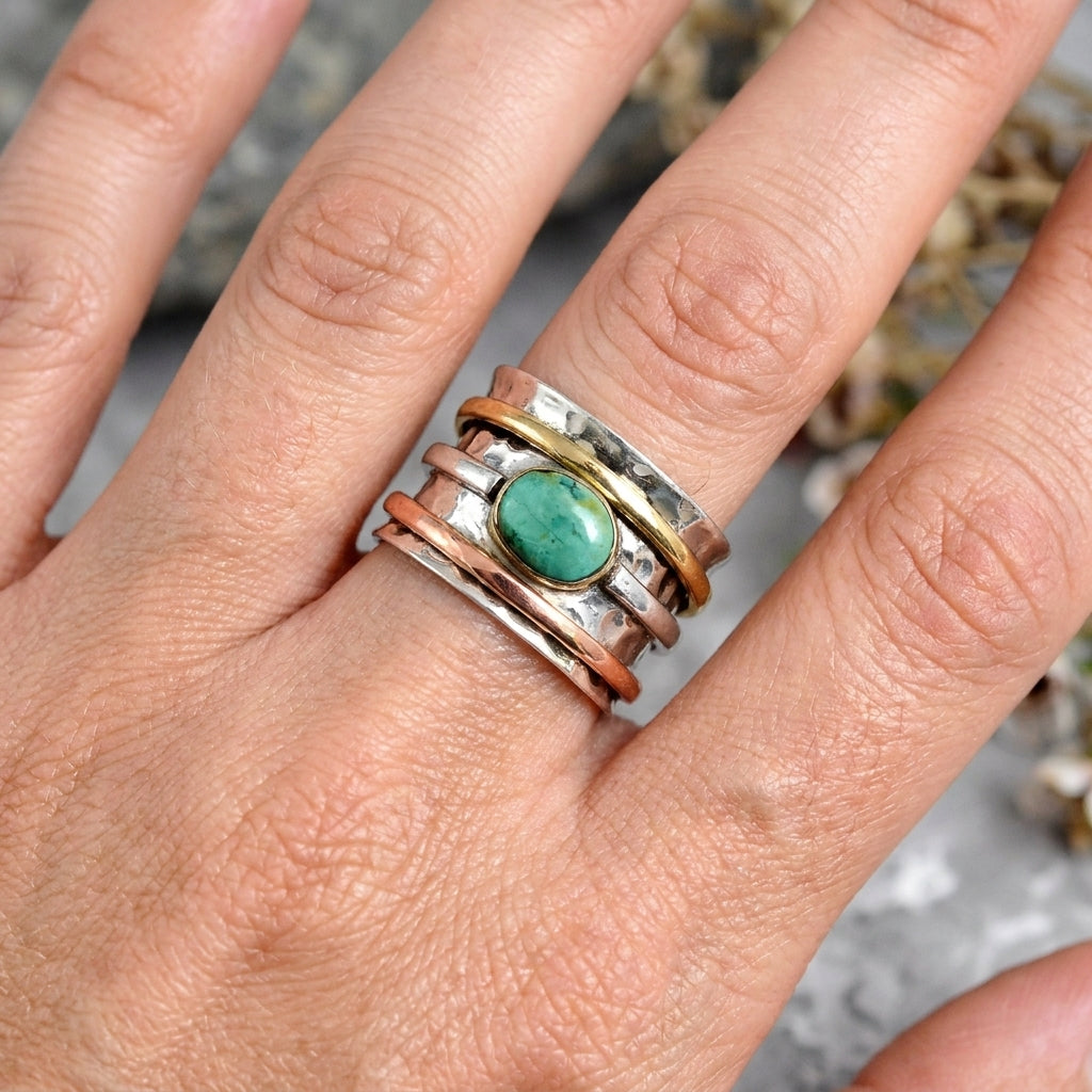 Maloi – Anillo Vintage en Turquesa
