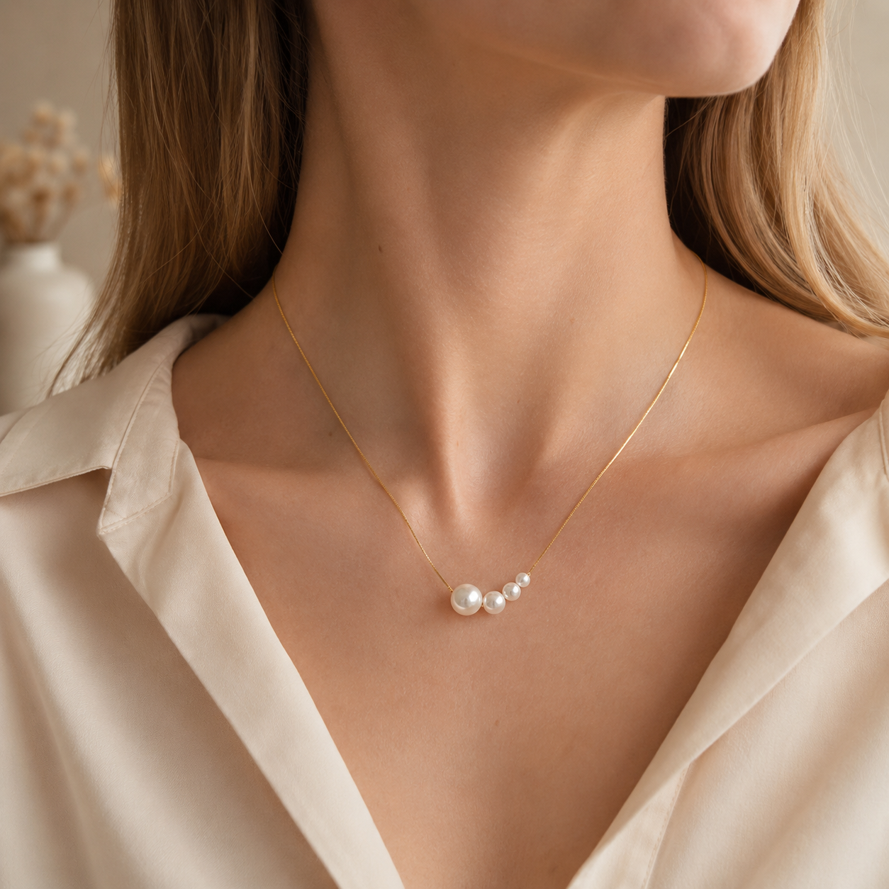 Dashiell – Collar de perlas finas