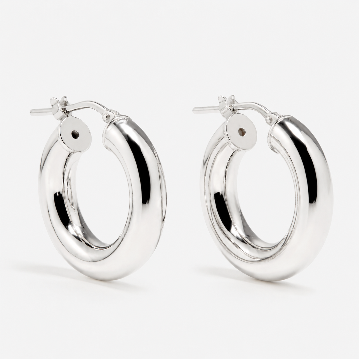 Leila - pequeños aros de plata