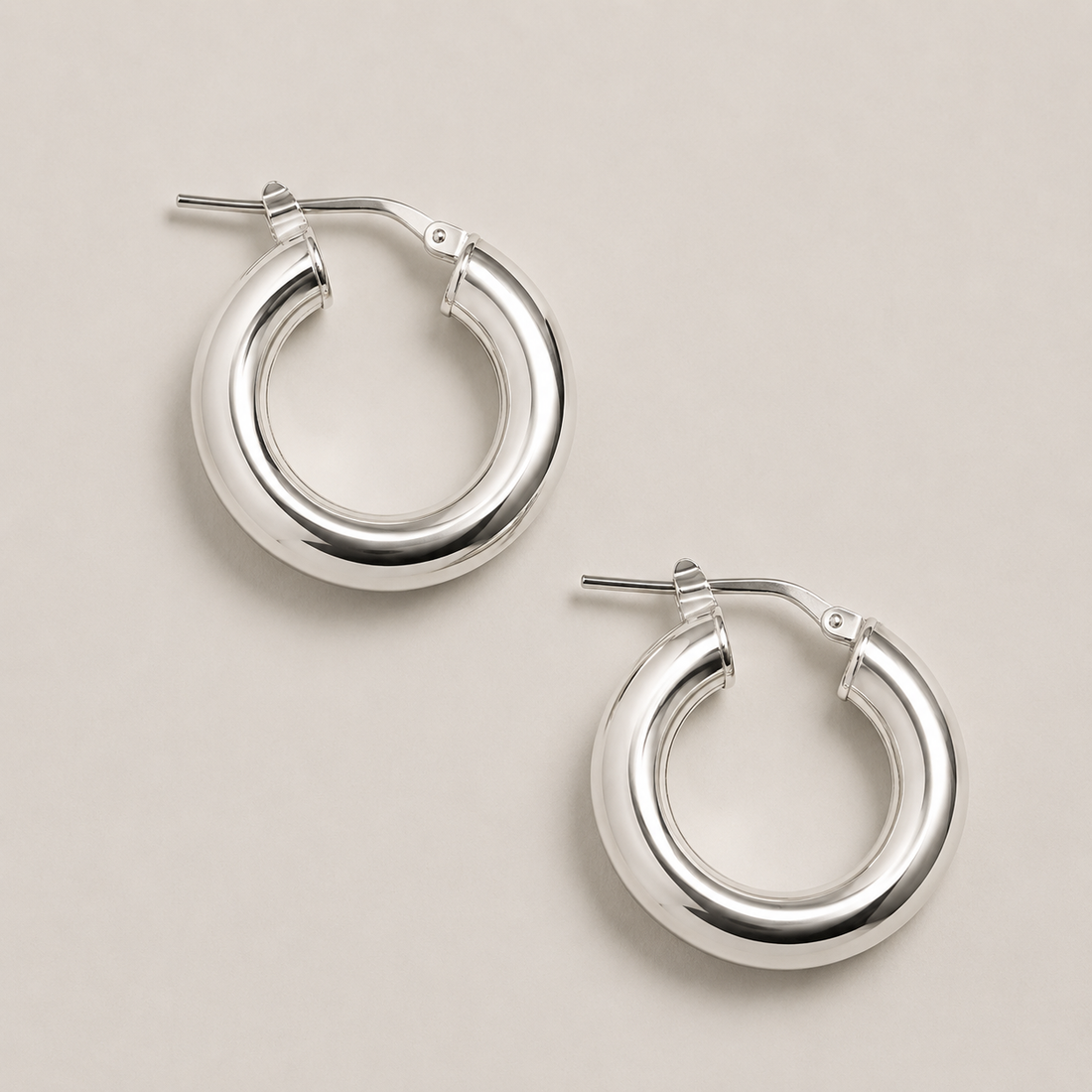 Leila - pequeños aros de plata