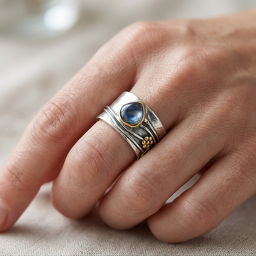 Patricia – anillo de meditación bohemio