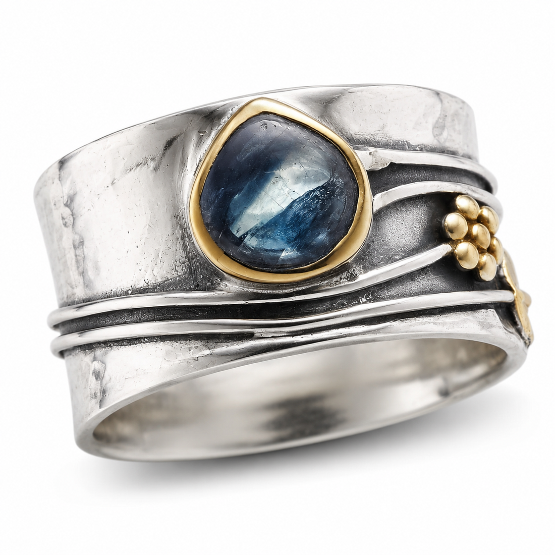 Patricia – anillo de meditación bohemio