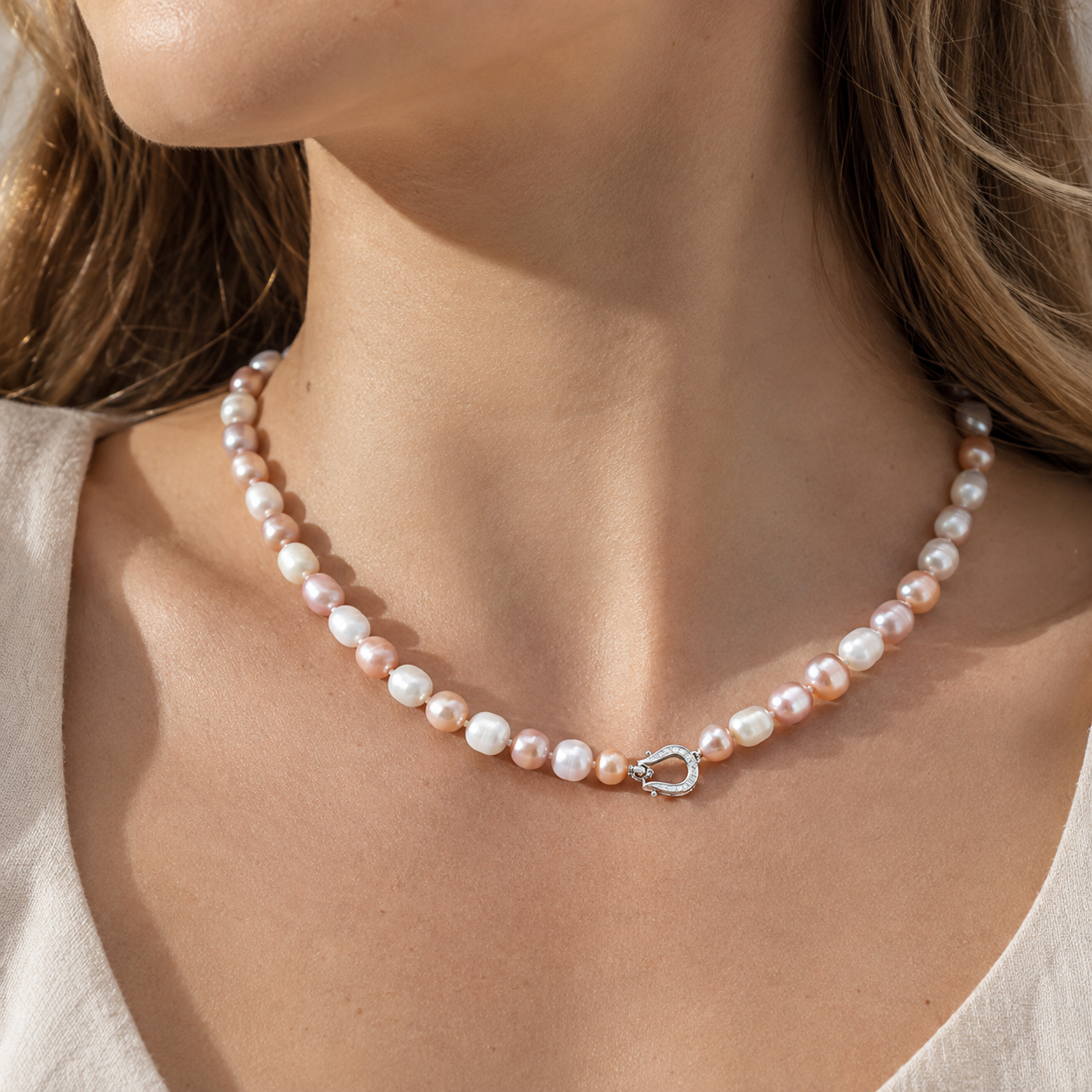 Nahia – Collar de cuentas coloridas