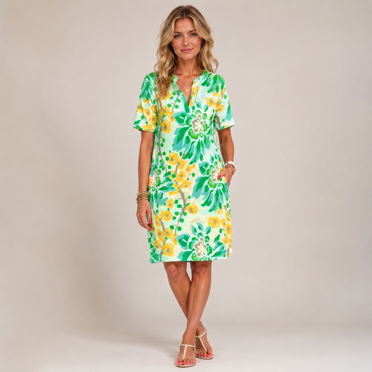 Pauline - Vestido Estampado con Flores