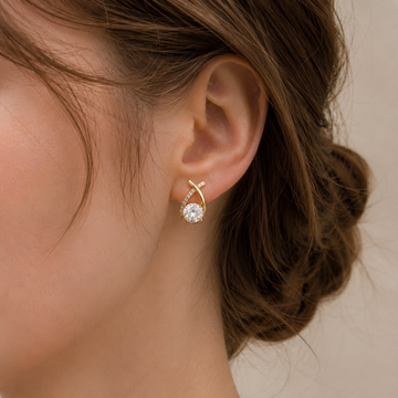 Arielle – Pendientes de Oro de 18 quilates