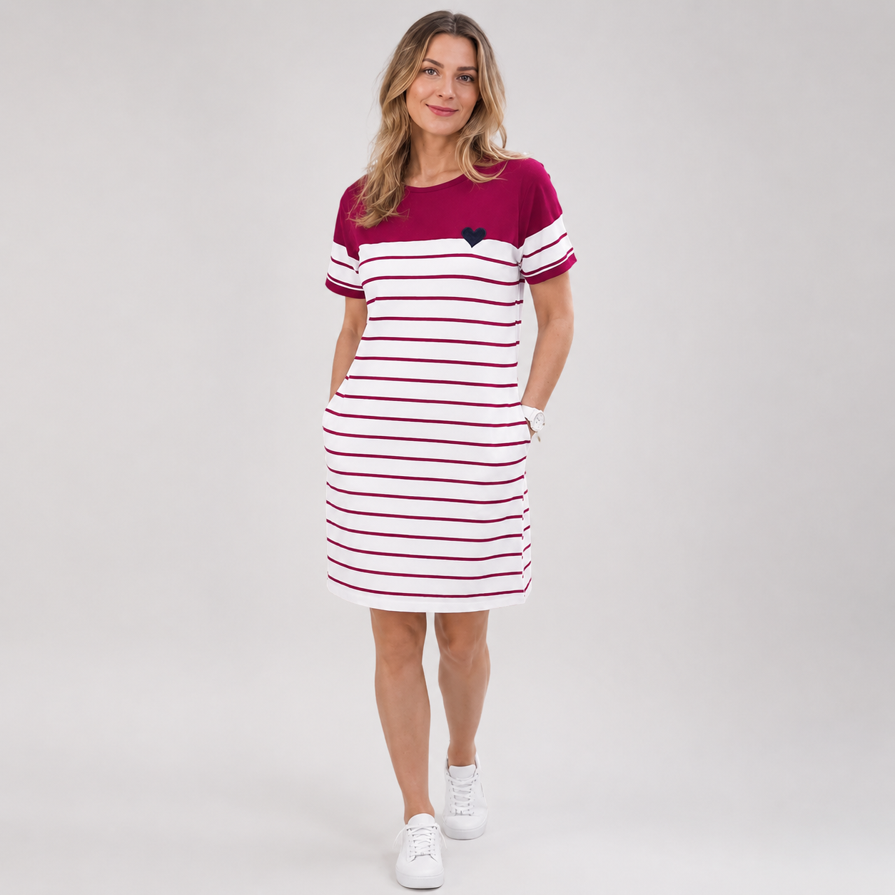 Nora - Vestido a Rayas Estiloso