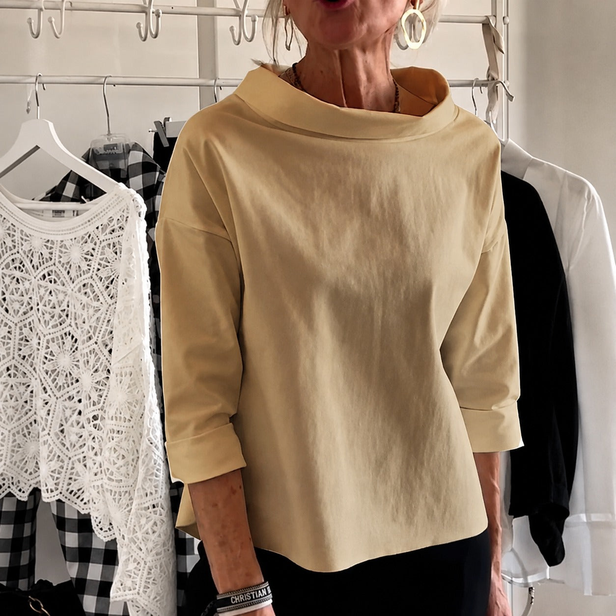Sofia - Top elegante y holgado para mujeres