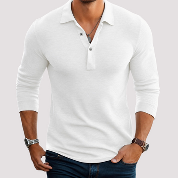 Jack - Polo Casual de Manga Larga