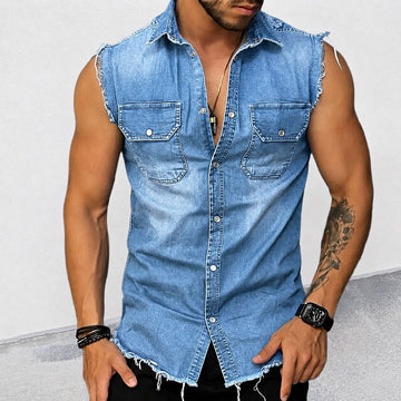 Ollie - Camisa Clásica Lavada sin Mangas