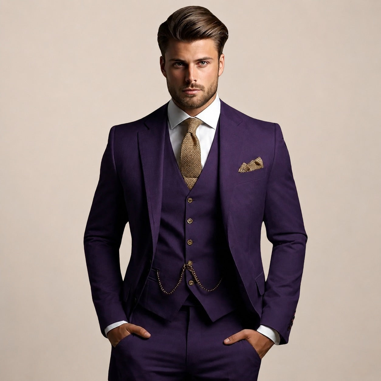 Godfrey - Traje Formal de Tres Piezas