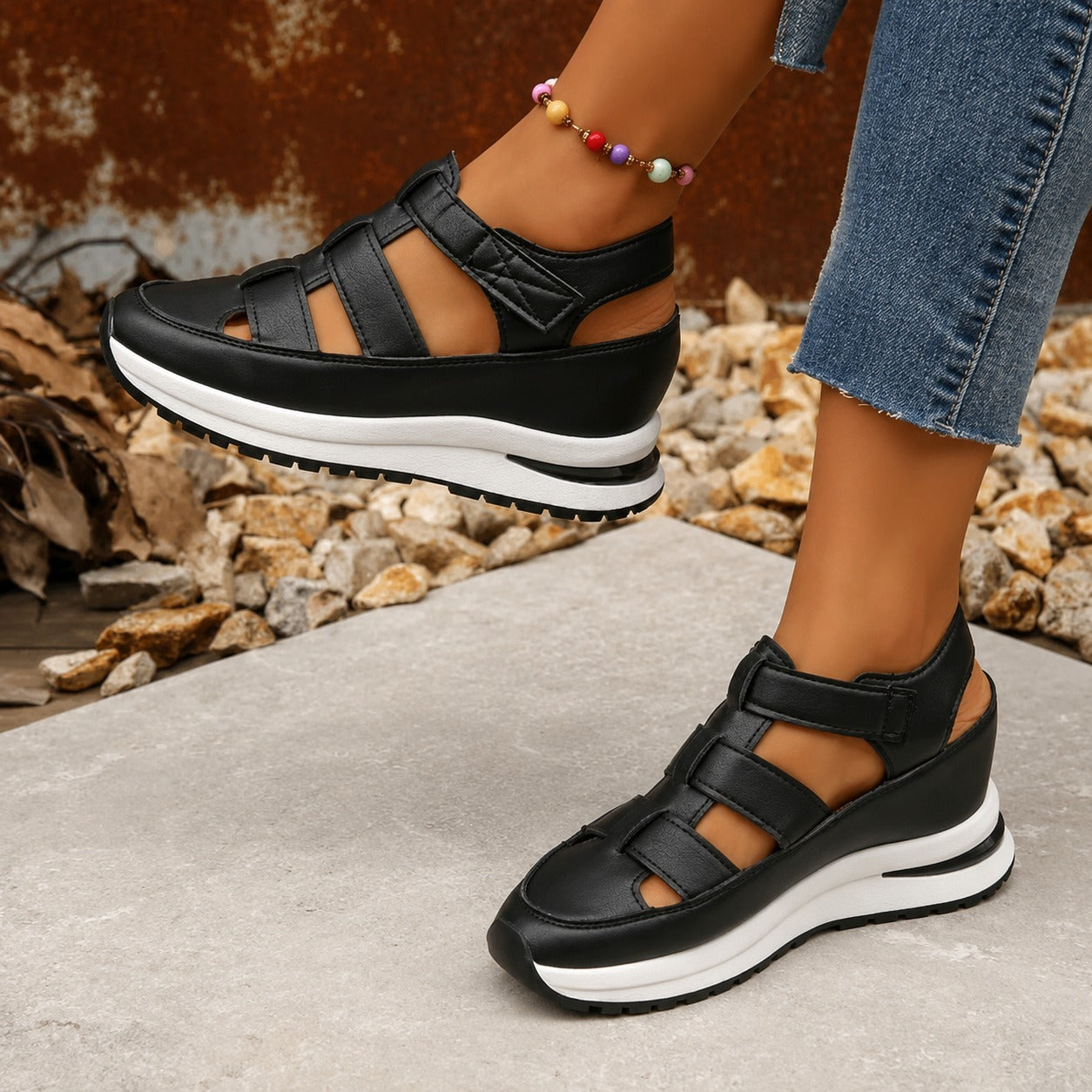 Nannie - Zapatos de Plataforma Cómodos